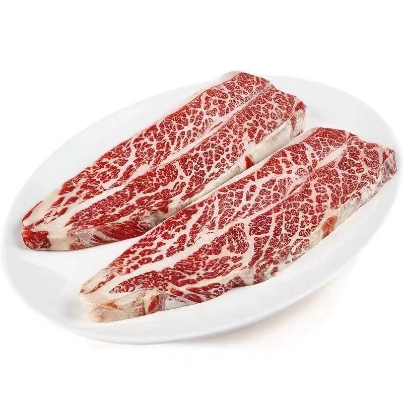 牛小排 美国进口m3雪花去骨牛小排烧烤西餐专用牛扒批发