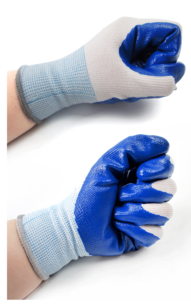 星宇奋斗者fn108丁腈劳保通用手套耐磨耐油工地浸胶手套