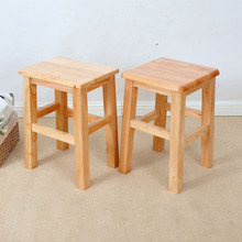 实木方凳原木板凳家用餐凳商用工作凳饮食店餐馆坐凳学校学习凳子