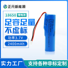 18650锂电池厂家直供2400mAh锂电池充电筋膜枪用18650锂电池3.7V