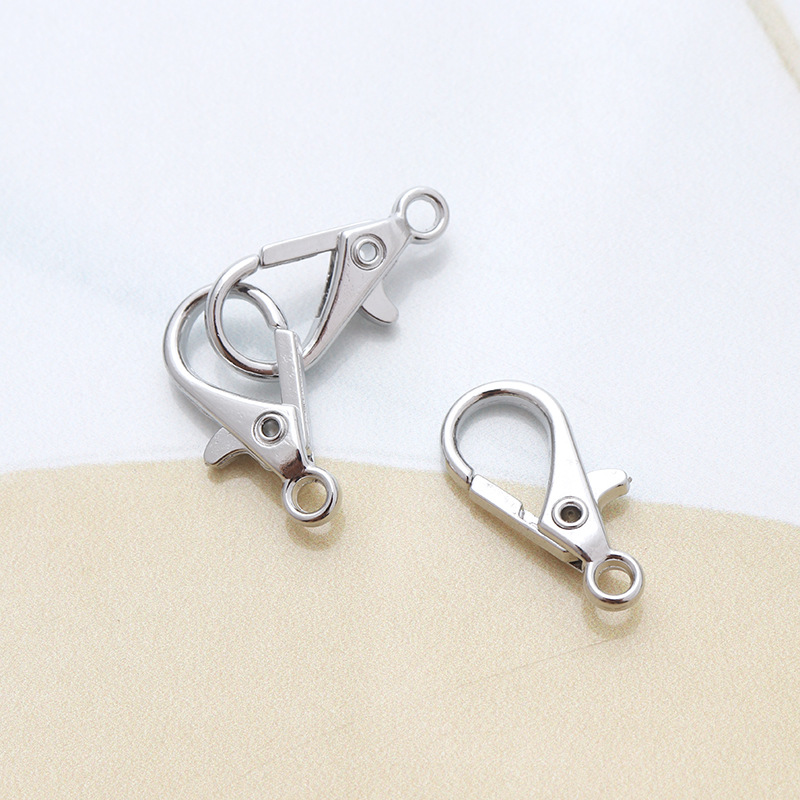 龙虾扣26mm银色鱼嘴扣钩扣手工diy毛绒服饰箱包饰品挂扣 厂家直销