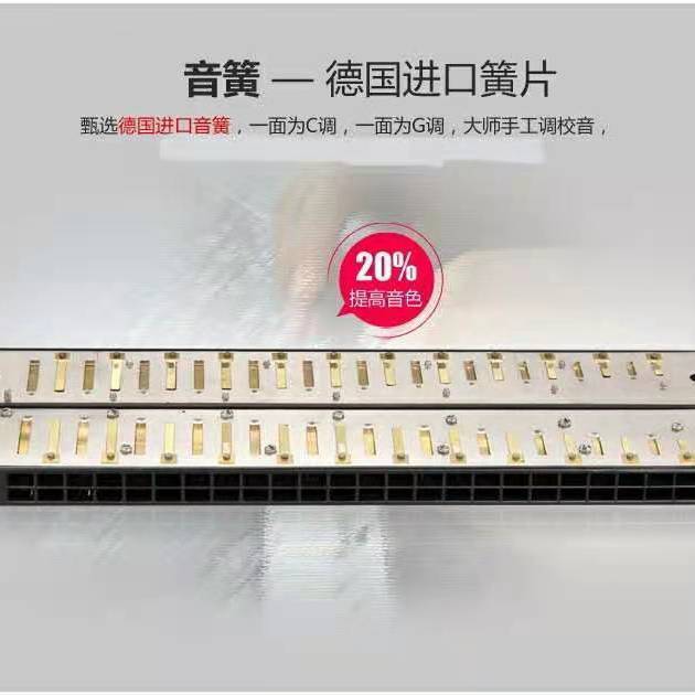 双面双调口琴24孔/调成人专业学生初学乐器男孩女演奏级-阿里巴巴