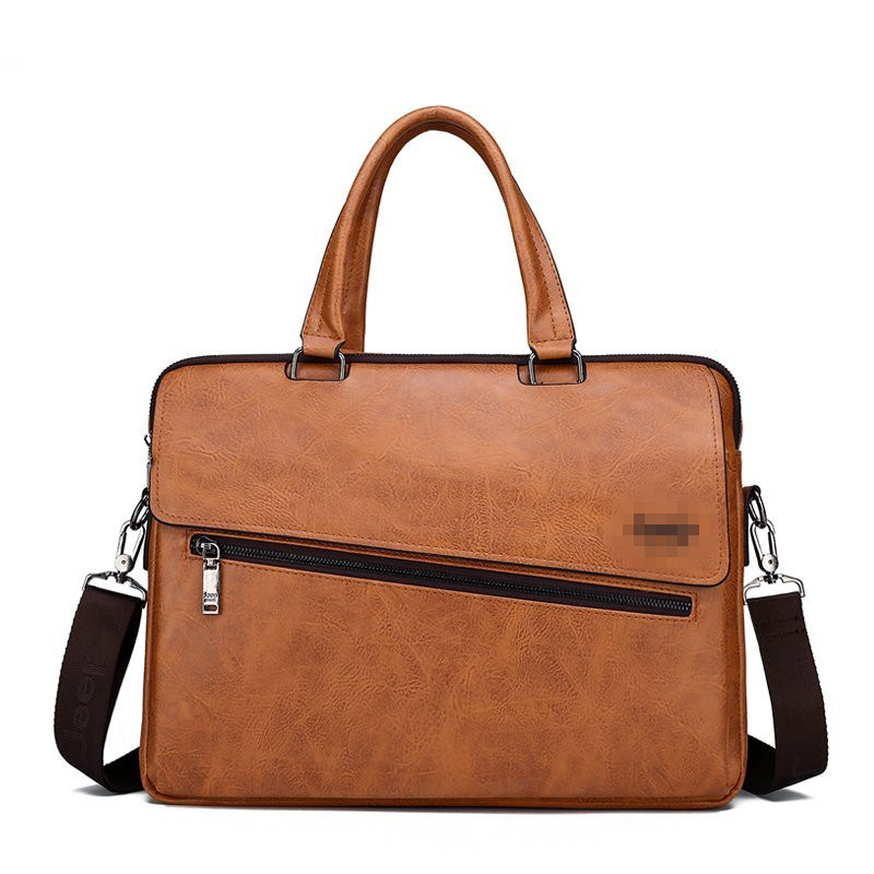 2020 New Men's Briefcase Business Handbag Horizontal Computer Bag A4 File Office Shoulder Messenger Bag for Men