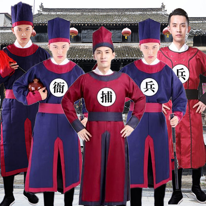 古装成人御前侍卫明朝官差官兵服装衙役衙捕头宋朝捕快表演出服