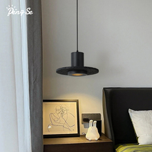 意式极简现代简约黑洞石餐厅吊灯高级感设计师网红卧室床头小吊灯