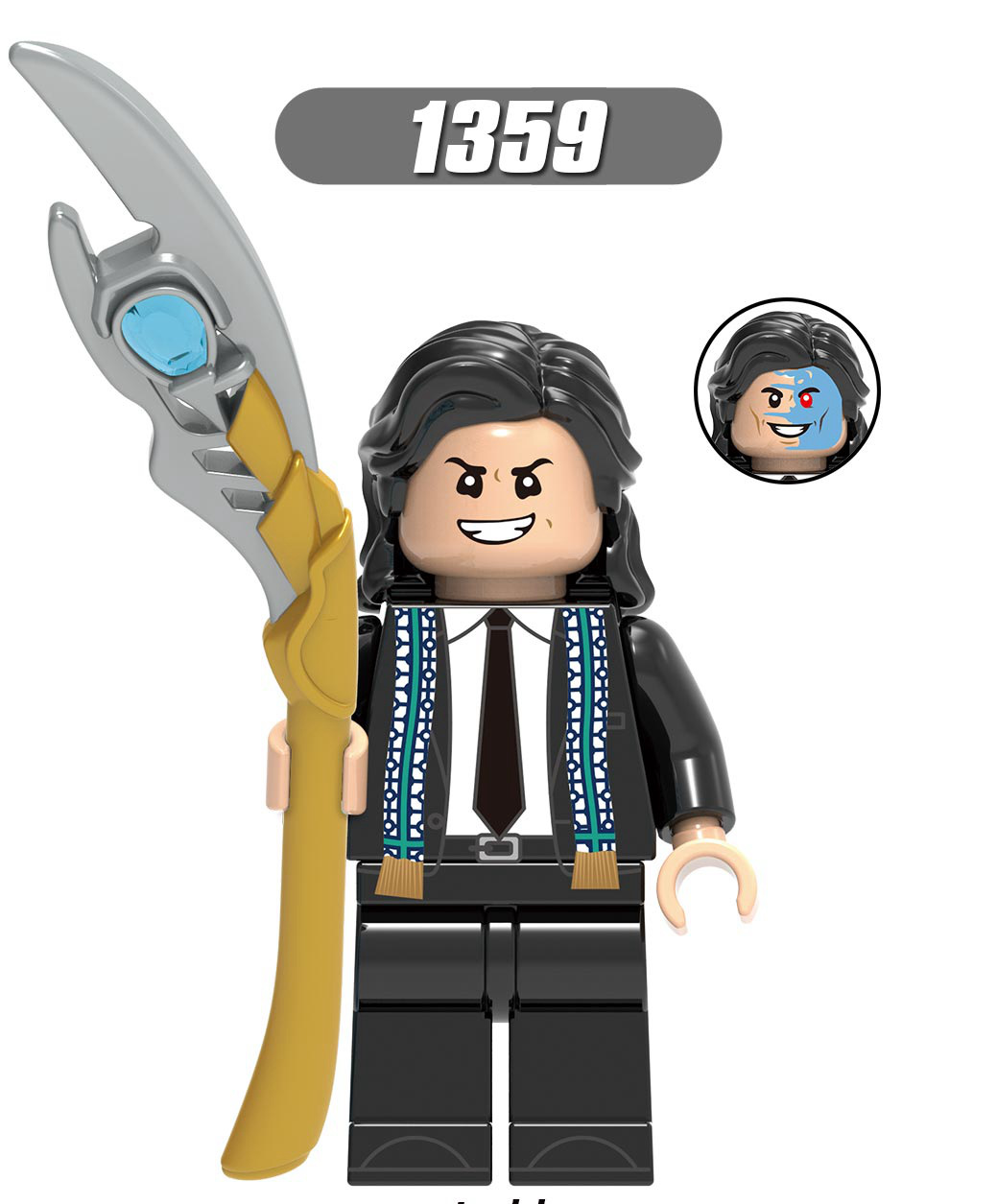 欣宏积木x1359复联超级英雄洛基拼装积木人仔玩具益智玩具袋装