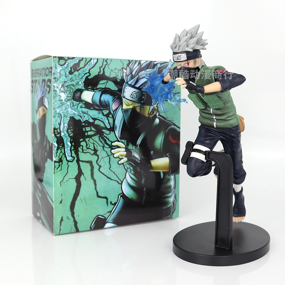 火影忍者周边 战斗版奔跑卡卡西手办 生日礼物火影桌面装饰景品