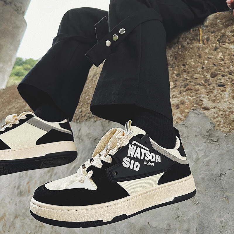 niche design new board shoes hong kong style shoes men‘s casual mori harajuku ulzzang national fashion shoes live shoes