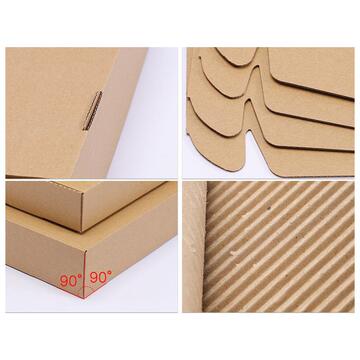 深圳厂家瓦楞飞机盒包装首饰礼品小号空白盒尺寸牛皮纸盒