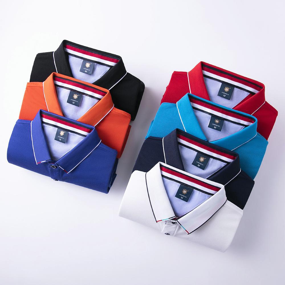 Summer New Polo Collar T-shirt Cotton Polo Shirt Overalls Short-Sleeved Shirt Advertising Shirt Printed Logo Embroidery