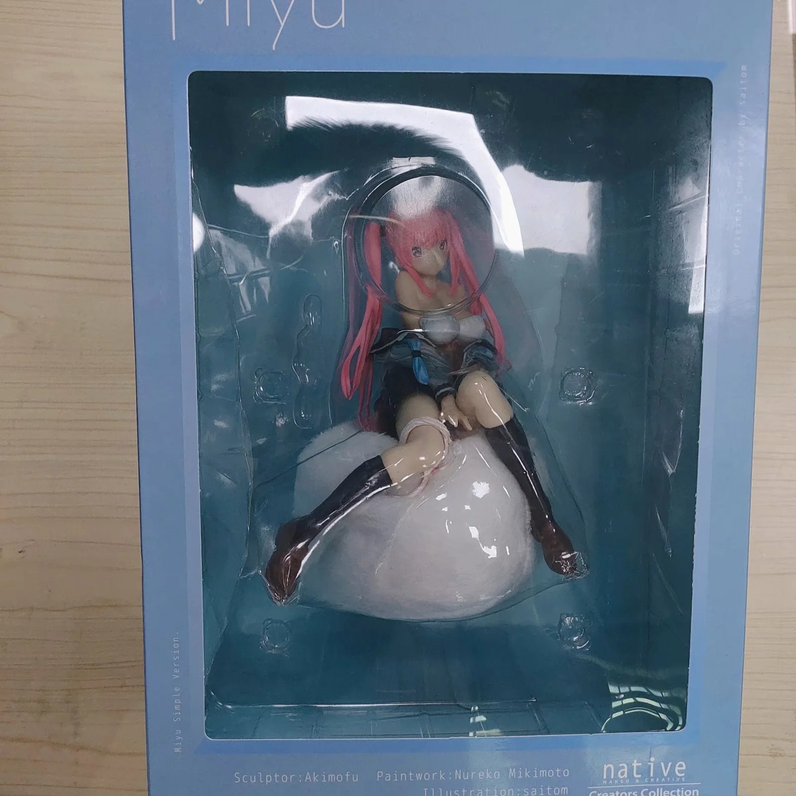 动漫批发 美少女系列 n社美优坐姿 绅士款 1/7动漫 模型盒装手办