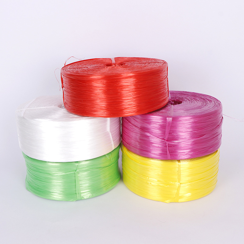 工厂批发纯新料捆绑带塑料pp打包绳聚丙烯捆扎绳尼龙扎带