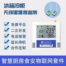冰箱温度计gsp 冷柜冷库无线温湿度记录仪传感器手机远程监控