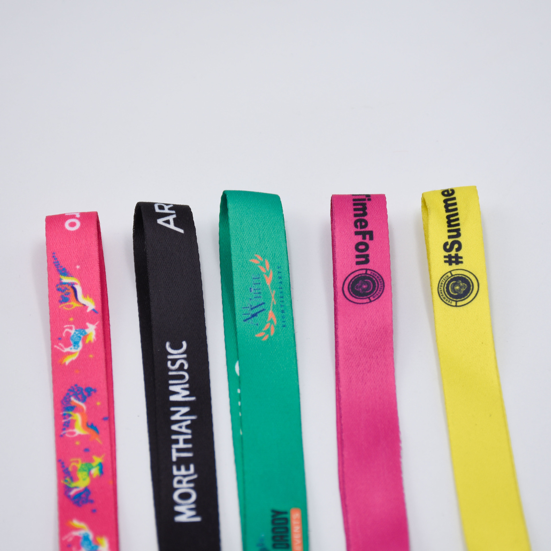 热转印运动涤纶丝带手环腕带演唱会球赛应援周边纪念品礼物手腕带