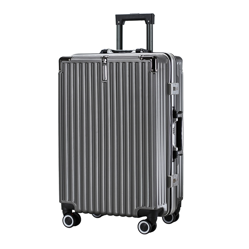Luggage Men's Aluminum Frame Business 24-Inch Trolley Case Female Universal Wheel Student Boarding Bag Suitcase 26-Inch Password Suitcase