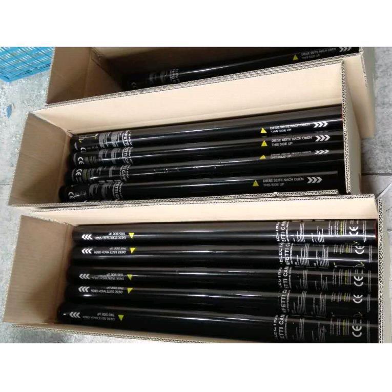 酒吧电子礼炮夜店黑色包装手拧华子包装彩纸礼宾花枪气氛道具