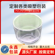 工厂批发卷边圆筒包装PVC透明圆筒马口铁食品pet包装盒圆筒盒