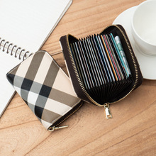 New Casual Wallet Multi-Slot Card Holder Zipper Coin Purse跨