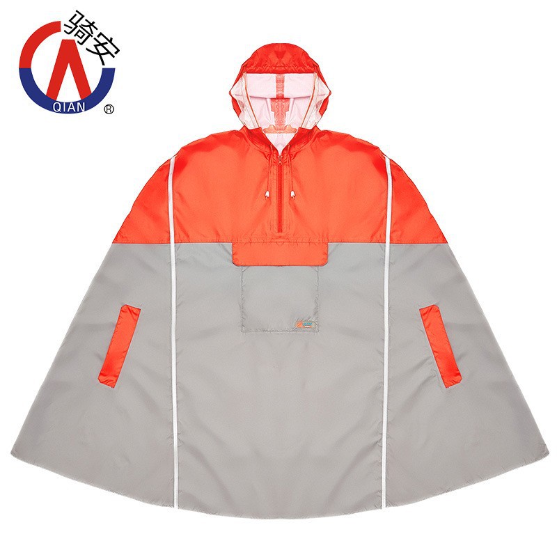 Riding Bicycle Raincoat Poncho Outdoor Multi-Functional Hiking Cycling Lightweight Backpack One-Piece Poncho Raincoat