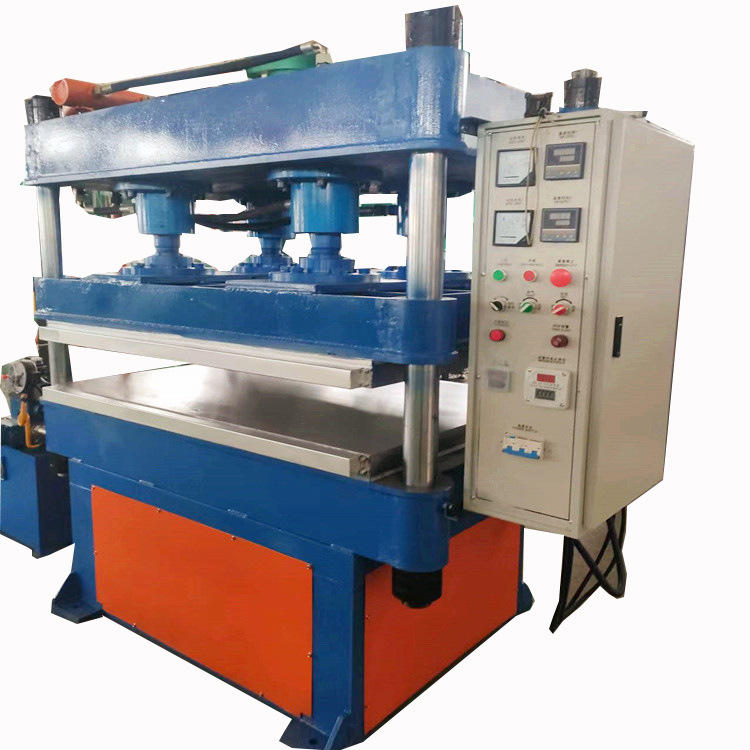 下压式平板硫化机 加热板 实验室25t  橡胶热压机