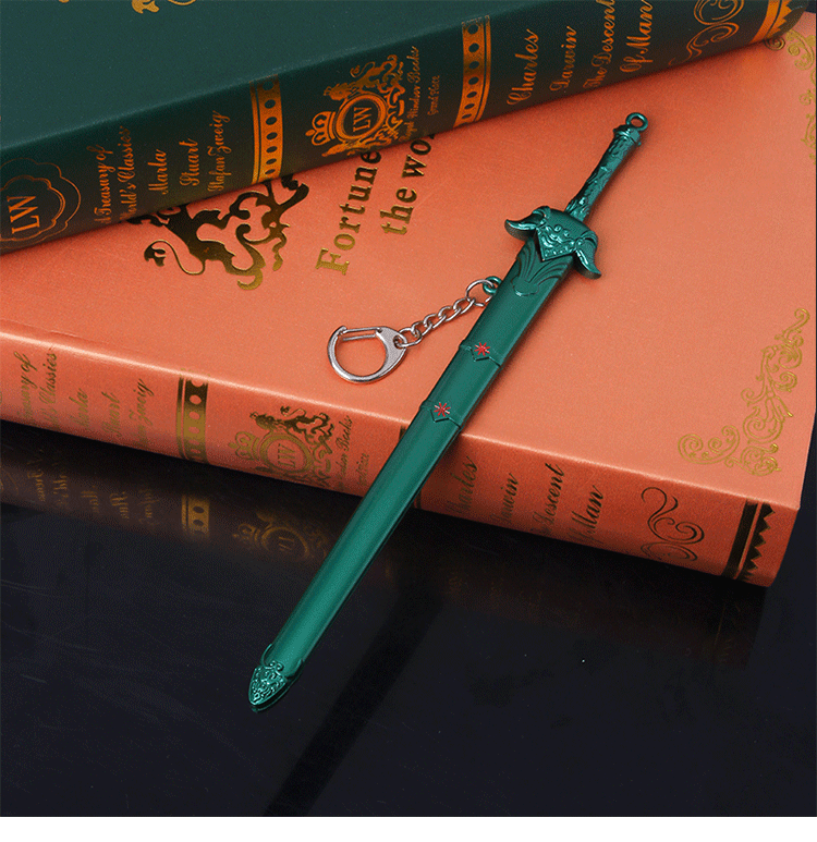 风云武器模型 断浪火麟剑刀雄霸天下手办钥匙扣挂件22cm