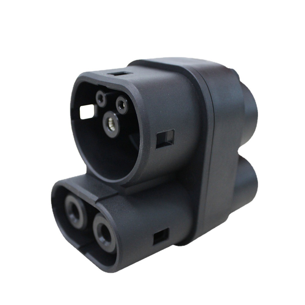 150a美标转欧标适配器 ccs1转ccs2 新能源汽车充电桩直流转换器