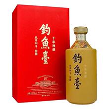 钓鱼台十年陈酿酒53度225ml*1瓶品鉴酒 酱香型 钓鱼台10年陈_阿里巴巴