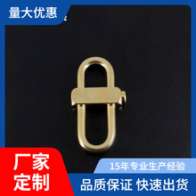黄铜鲁班锁金属工艺品锁具挂锁手工钥匙扣潮男汽车腰挂个性创意
