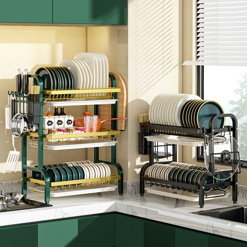 Kitchen Dish Storage Rack