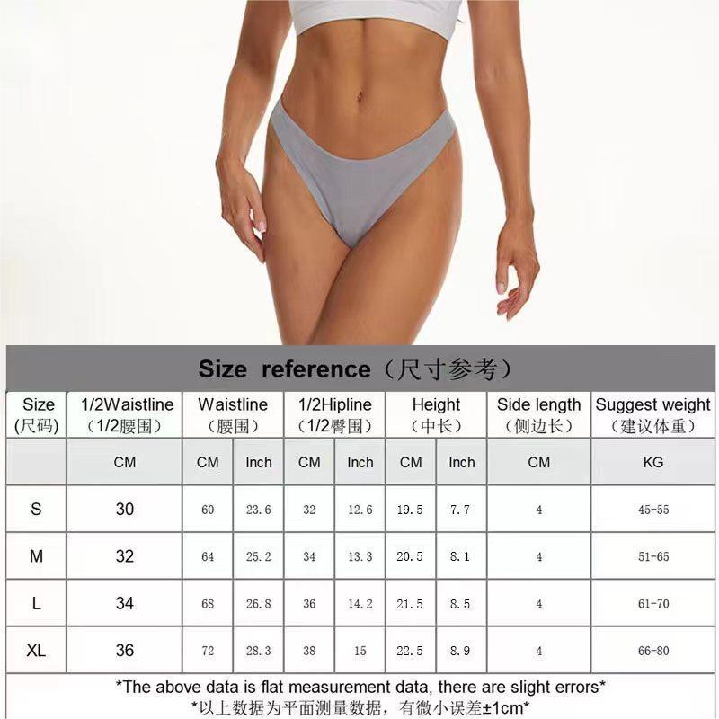 Hsf Cross-Border Hot Sale Ladies Low Waist Sexy Seamless Yoga Sports Fitness Underwear Female Foreign Trade T-Back Female
