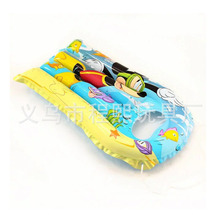 pvc充气冲浪板儿童米奇浮排 水上戏水玩具坐骑浮床漂浮泳圈加logo