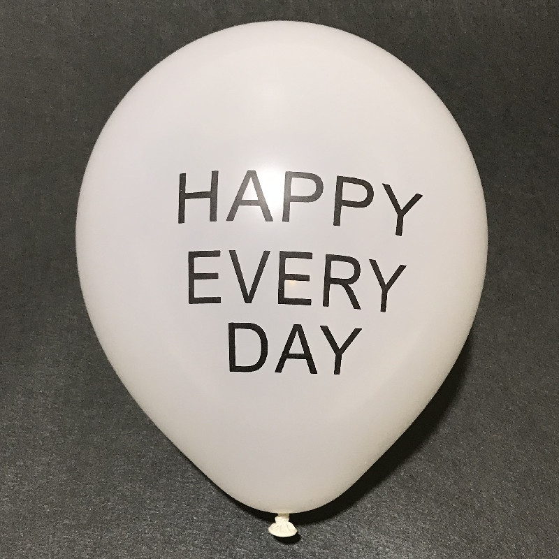 快乐每一天气球 生日快乐英文字母乳胶气球宝宝百天100天布置气球