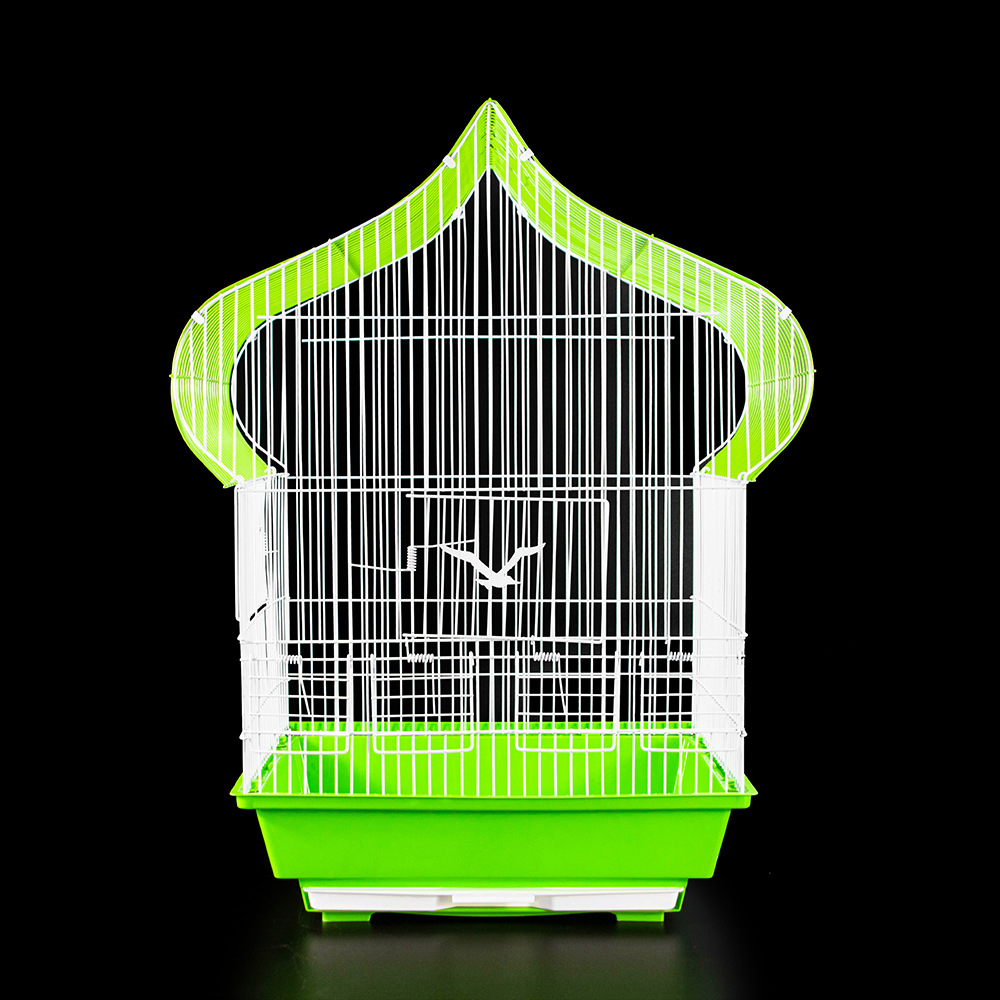 厂家鸟笼批发 中号弧形鹦鹉鸟鸟笼 玄凤鹦鹉笼中号 运输笼鸟用