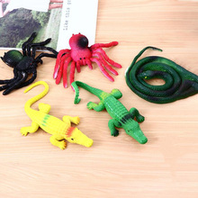 大号橡胶动物 儿童创意蜥蜴蝎子蜘蛛等地摊整蛊恶搞橡胶玩具批发