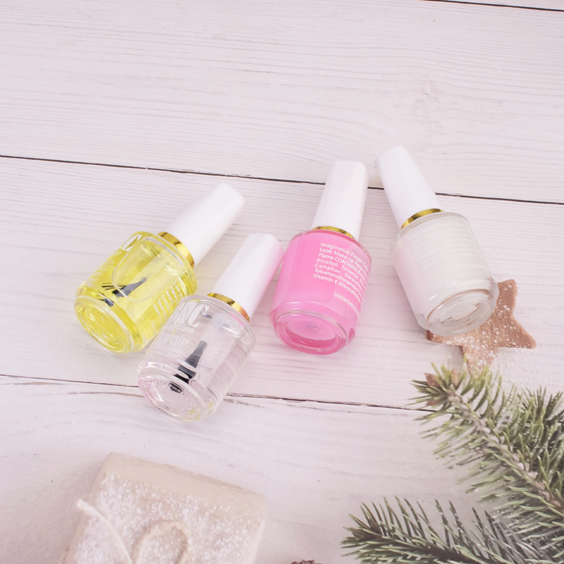 美甲基础护理指甲油不掉护甲油软化剂隔离持久亮油营养油底油护手