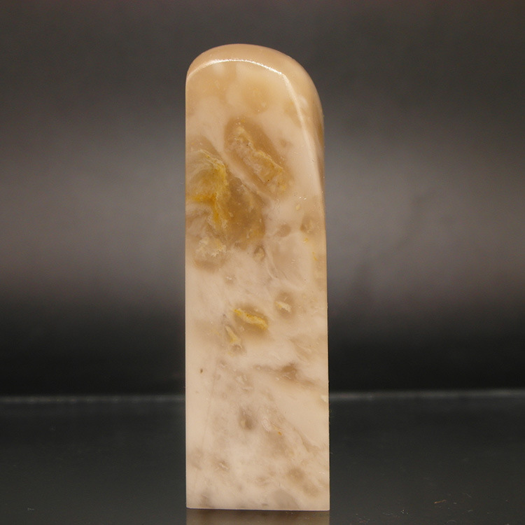 批发天然印石产地巴林石章料云水冻石冻石印章篆刻石料20*20*64mm