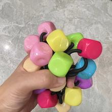 义乌市场儿童双头珠发绳double ball hair tie yiwu buying agent