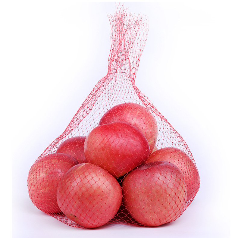 水果网兜网袋 红色加厚加粗pp塑料包装网袋 河南加多塑料厂生产