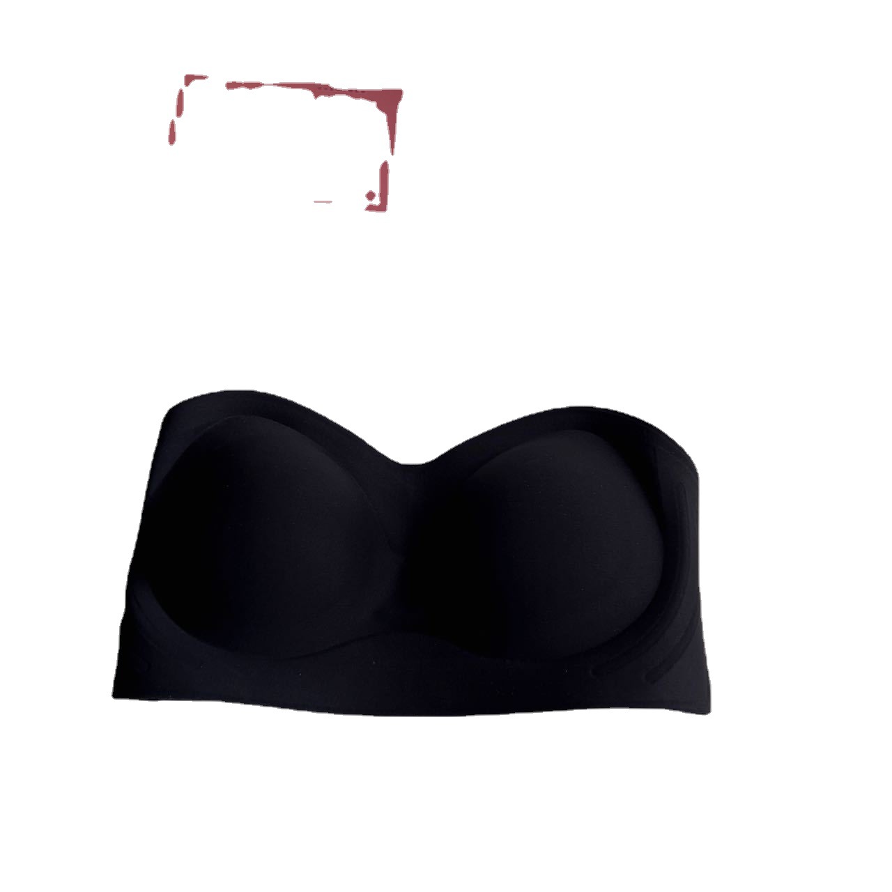 Miracle Strapless Soft Support Underwear Anti-Exposure off-Shoulder Tube Top Small Chest Gathered without Trace Invisible Thin Bra Women