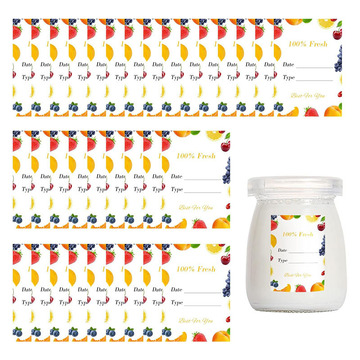 亚马逊跨境热销可书写果汁塑料瓶贴纸牛奶饮料瓶罐子不干胶标签