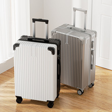 行李箱20寸拉杆箱女登机箱拉链密码箱男28大容量旅行箱高颜值皮箱