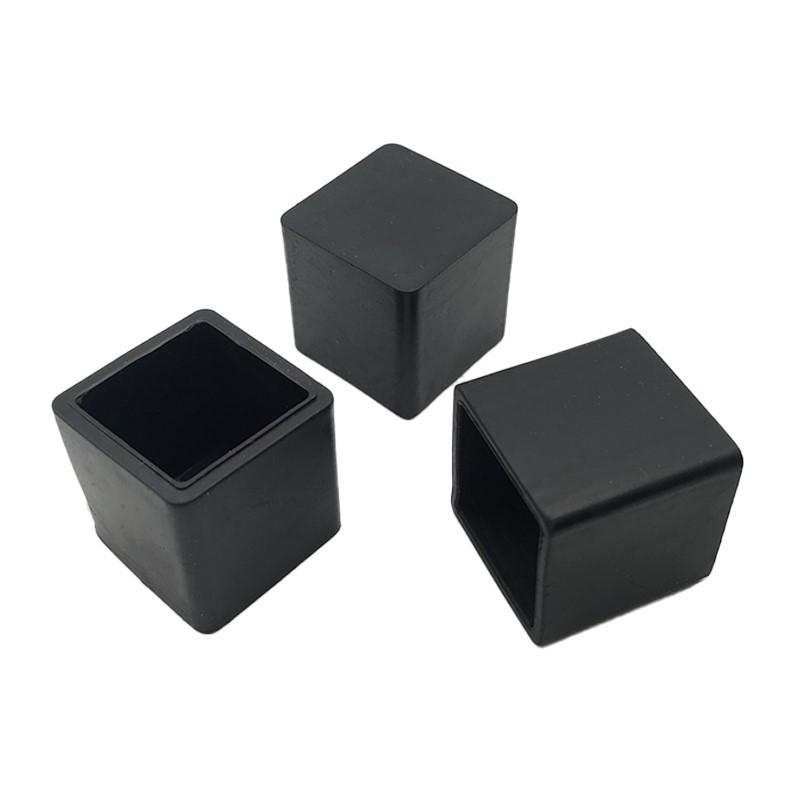 40*60方管外套pvc橡胶套方通管帽防滑脚垫防水盖管帽胶皮套软胶套