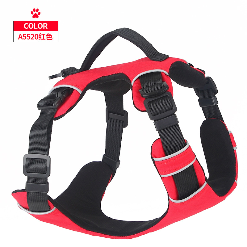 Dog Vest Chest and Back I-Shaped Traction Strap Small Medium and Large Dog Outdoor Yo-Dog Pet Supplies Set