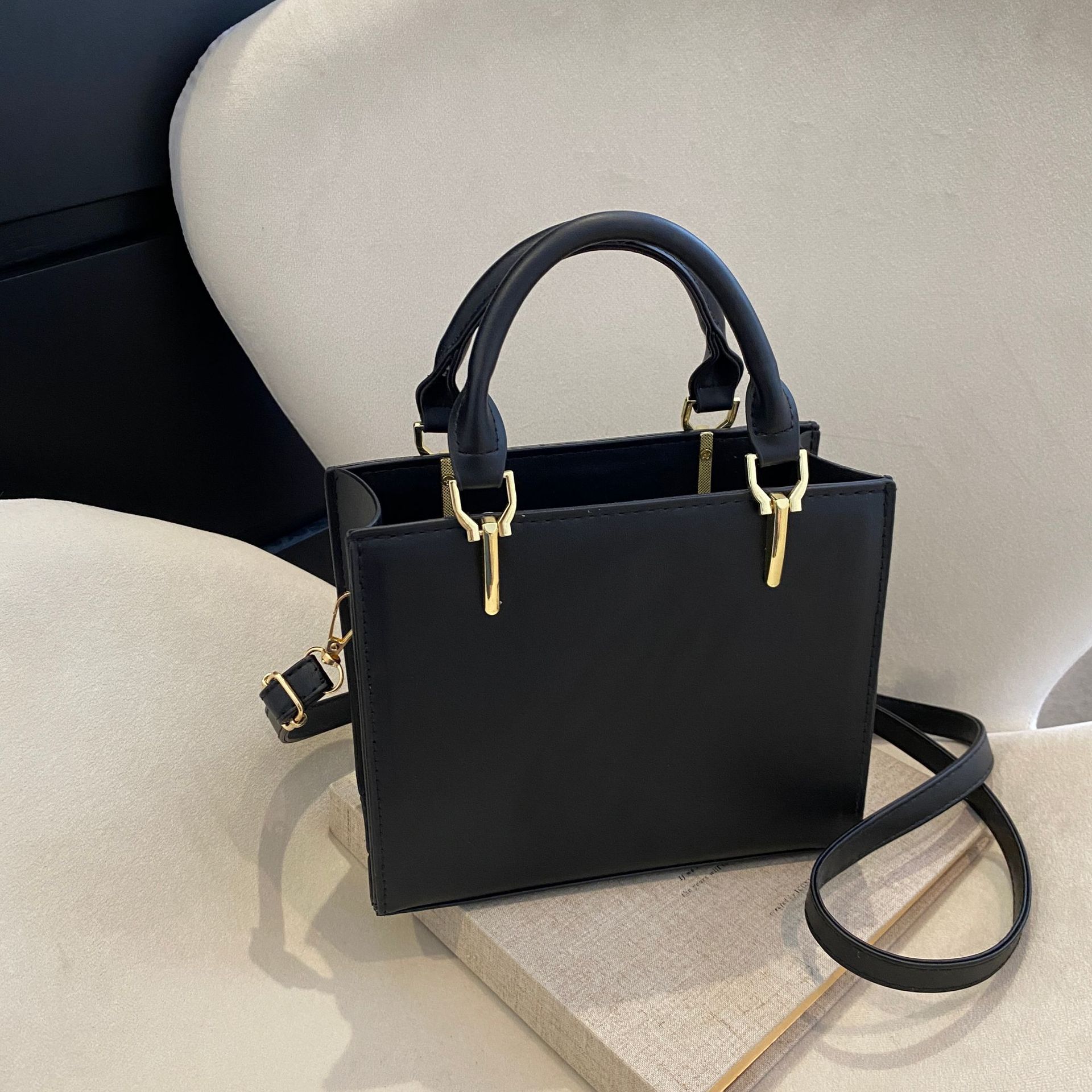 外贸手提包包女士2023新款时尚百搭高级感简约欧美时尚单肩斜挎包