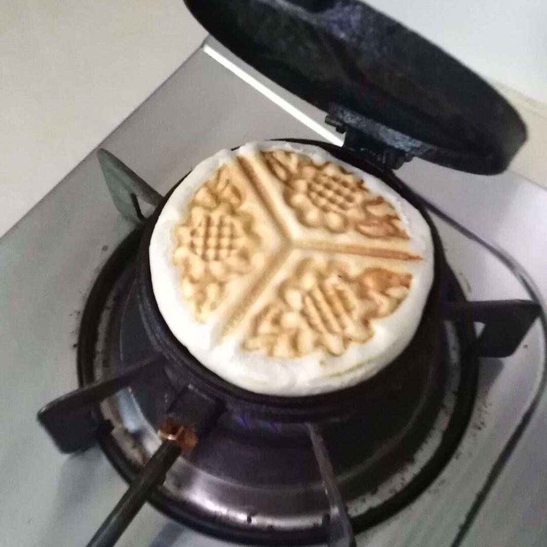 老式饼夹子摆摊夜市中式饼夹手工小烧饼火烧模具家用做烙饼模子