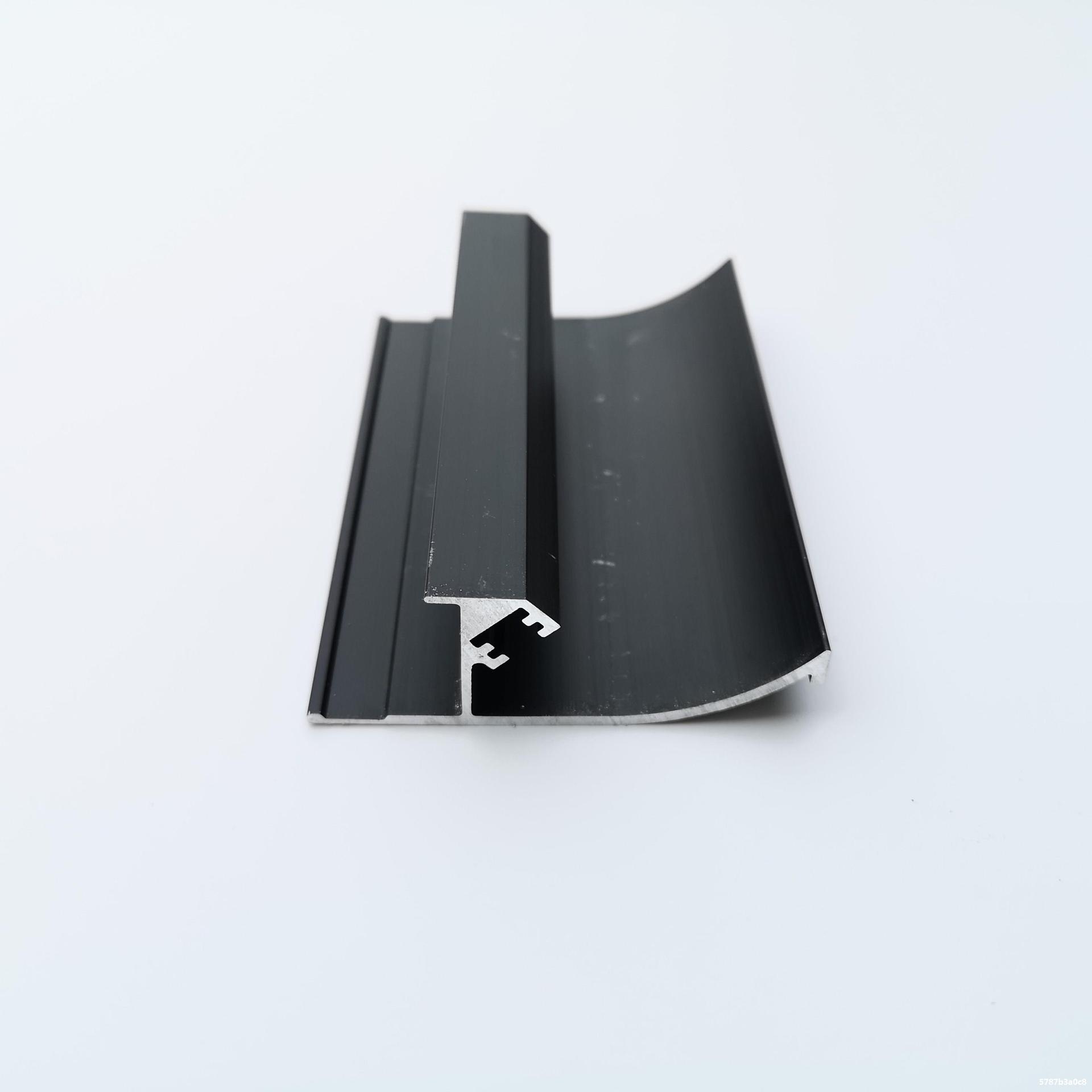 18mm线条收口金属铝型材饰面卡条墙板条装饰线工字铝合金阳角脚线