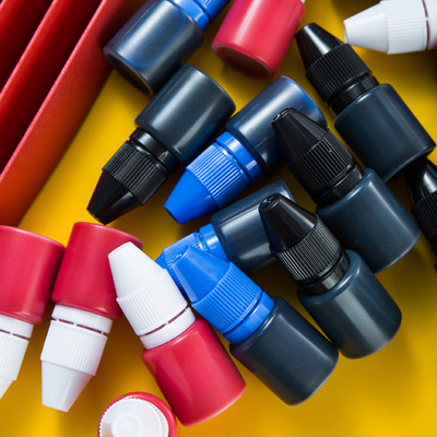 【电商定制款】小瓶光敏印油3ml5ml,6ml,8ml红色光敏印章油墨