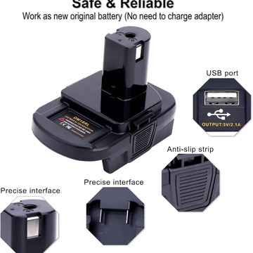 mil 20v/18v锂电池转利优比带usb插口-阿里巴巴