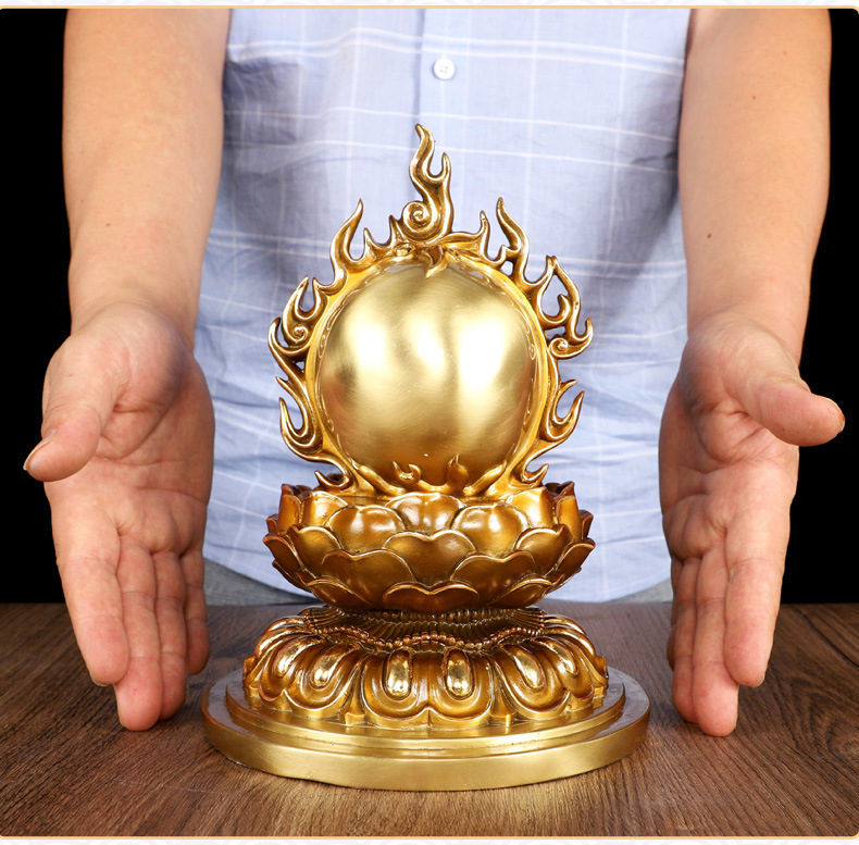 一件起批 纯铜摩尼宝摆件 彩铜摩尼宝珠家居装饰品摆件佛像宝物