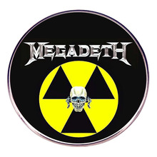 Megadeth麦格帝斯胸针摇滚乐队金属音乐胸章别针合金徽章配饰